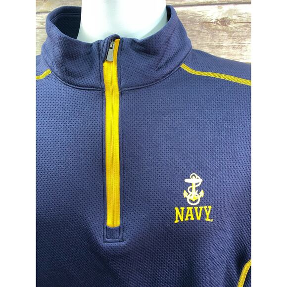 Men's Under Armour Large Navy Quarter-Zip Jacket Pullover EUC Unworn - Picture 11 of 11